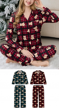 Pyjama carreaux automne-hiver S au XXL