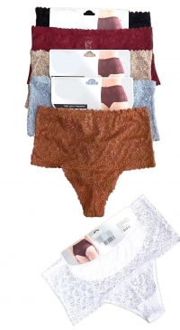 Tanga en dentelle couleurs