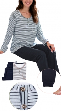 Pyjama style marin mixte