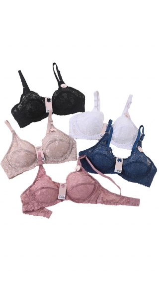 Grossiste L.dessous - Lot de Soutien-gorge dentelle sans rembourrage ...