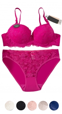 Soutien-gorge bonnet B culotte assortie