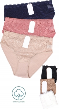 Culottes grandes tailles coton avec élasthanne L XL XXL