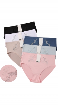 Culottes grandes tailles coton et dentelle 2XL-3XL-4XL-5XL