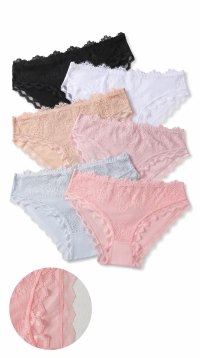 Culottes Féminines Dentelle Raffinée – L-XL-XXL