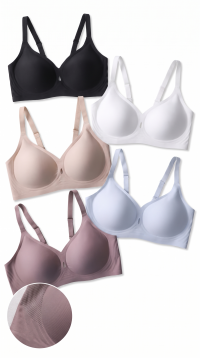 Soutiens-gorge unis sans coutures – Assortiment L XL XXL 3XL
