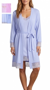 Ensemble nuisette et robe de chambre en élasthanne peach (tissu extensible) – Assortiment S M L XL XXL