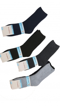 12 paires de chaussettes thermiques sans bord-côte - homme ou grandes pointures (40 au 46)