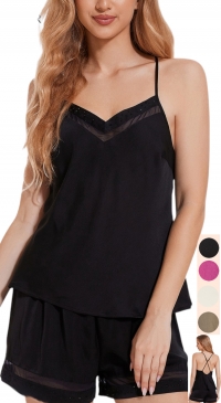 Pyjama short uni couleurs M L XL 2XL