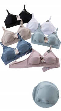 Soutien-gorge coton bonnet D sans armatures sans mousse